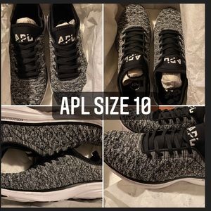 New APL Women’s Techloom Phantom Black/gray Sz 10